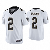 Nike Saints 2 Jameis Winston White Vapor Untouchable Limited Jersey,baseball caps,new era cap wholesale,wholesale hats